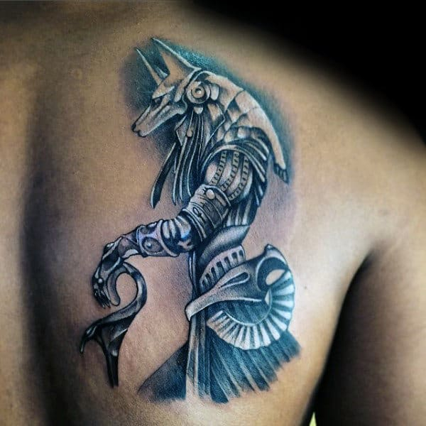 100 Anubis Tattoo Designs For Men Egyptian Canine Ink Ideas