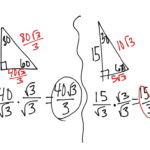 30 60 90 Rationalizing Denominator Math Geometry Triangles Right