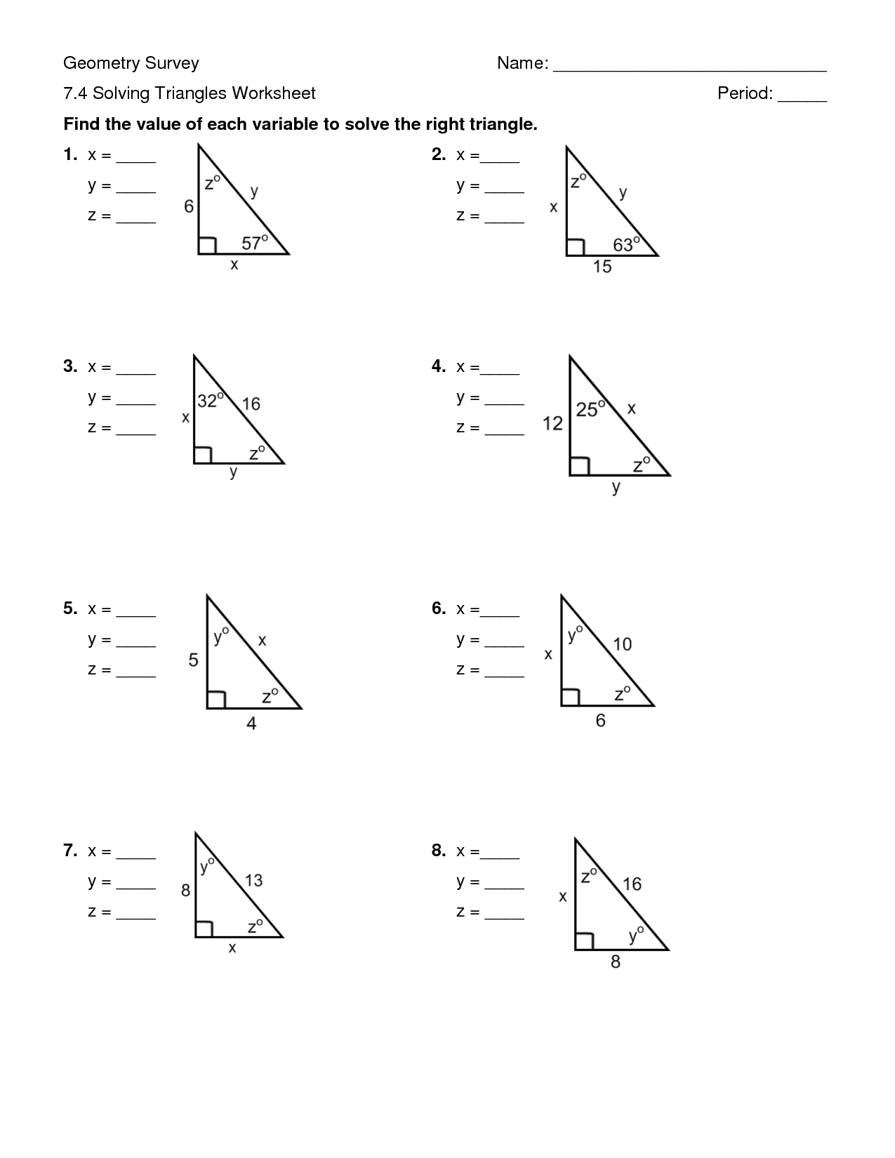 32 Geometry Special Right Triangles Worksheet Worksheet Project List 32 Geometry Special Right Triangles Worksheet Worksheet Project List