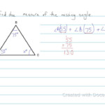 Finding The Missing Angle In A Triangle 6th Grade YouTube