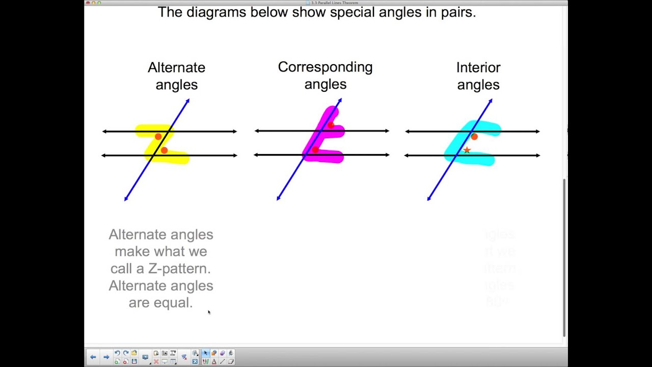 Grade 9 Parallel Lines Theorem YouTube Grade 9 Parallel Lines Theorem YouTube