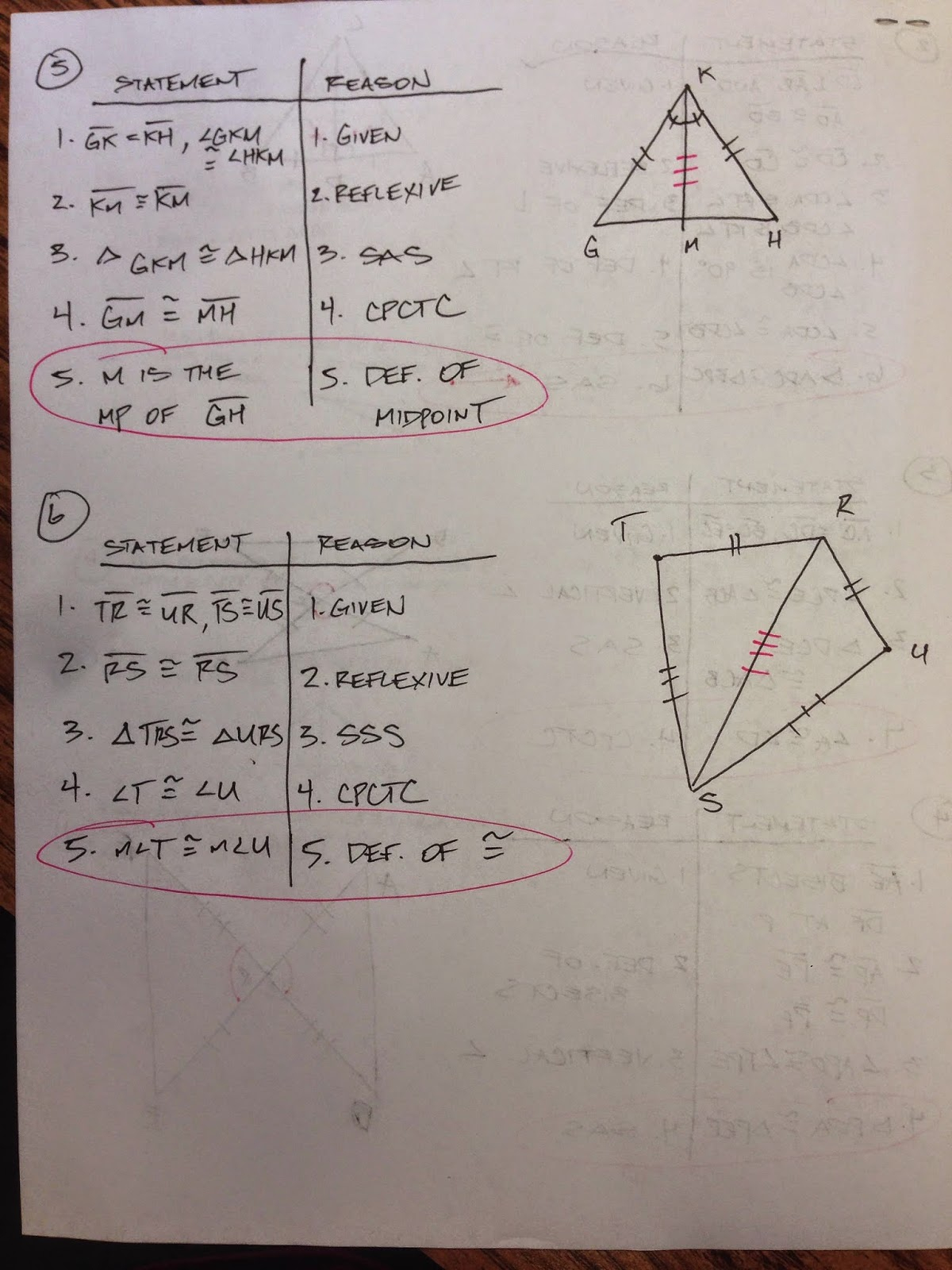 Triangle Congruence Cpctc Worksheet Answers - TraingleWorksheets.com