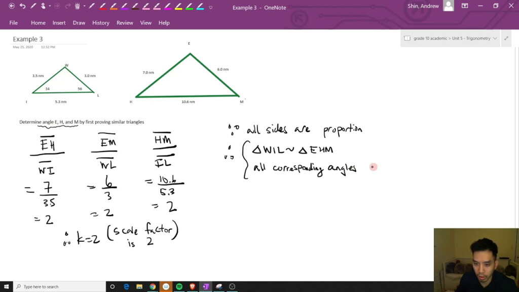 Proving Triangles Similar Worksheet