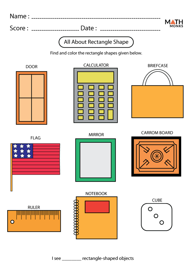 Rectangle Worksheets Math Monks Rectangle Worksheets Math Monks