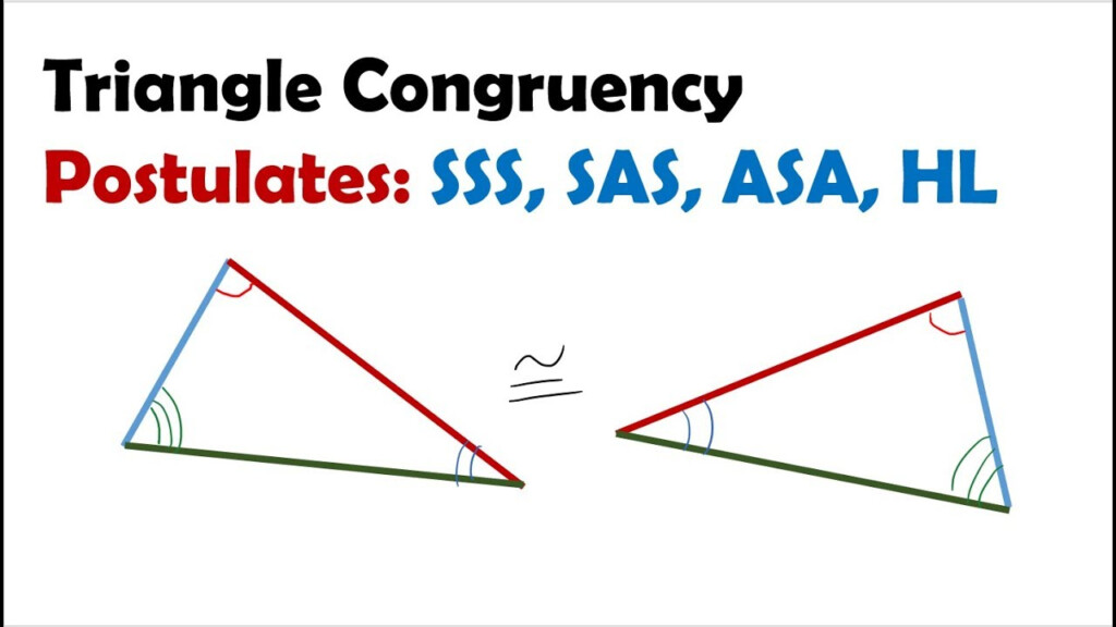 Triangle Congruence Asa Aas And Hl Worksheet Answers Nidecmege