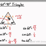 Trig Ratios For 30 60 90 Triangles YouTube