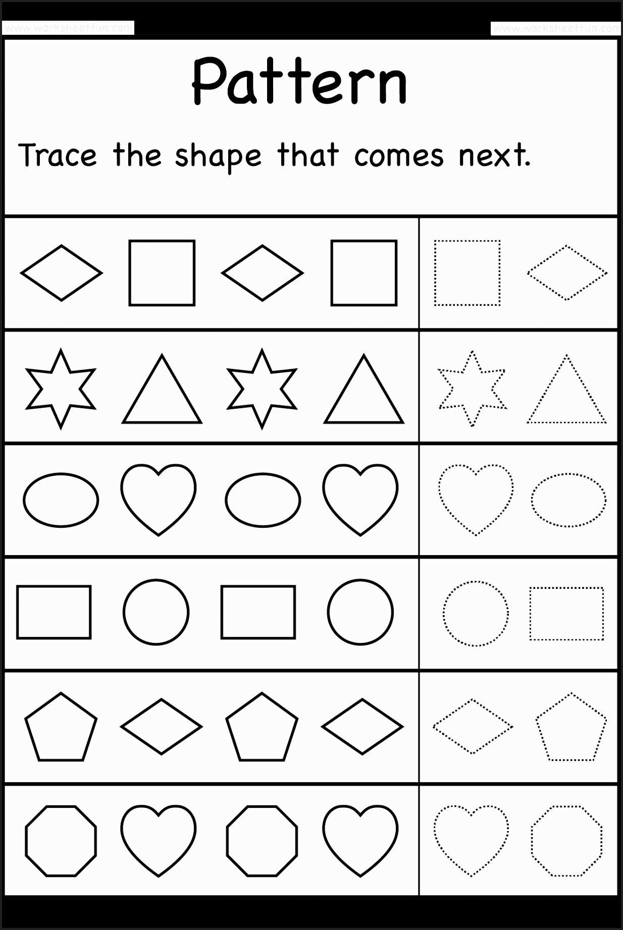 Unique Tracing Shapes Worksheets For Preschool Fun Worksheet Db Excel Unique Tracing Shapes Worksheets For Preschool Fun Worksheet Db excel
