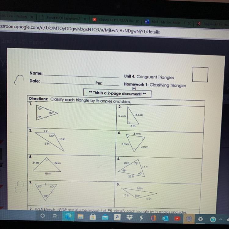 Unit 4 Congruent Triangles Answer Key Villardigital Library For Education Unit 4 Congruent Triangles Answer Key Villardigital Library For Education