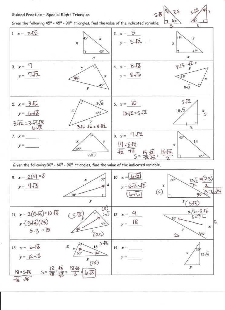 right triangles and trigonometry homework 5