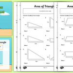Area Of Parallelograms And Triangles PowerPoint And Worksheet Worksheets